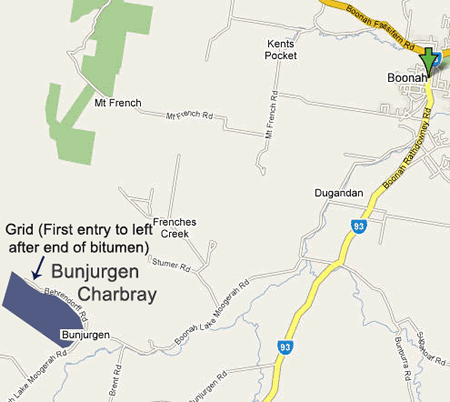 Location of Bungurgen Charbray
